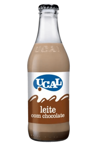 Bouteille de lait au chocolat UCAL