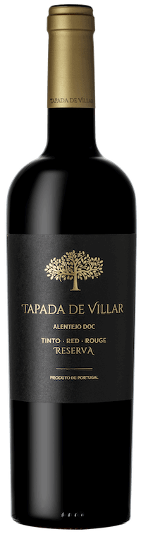 Bouteille de vin rouge portugais Tapada de Villar Réserve de la région Alentejo