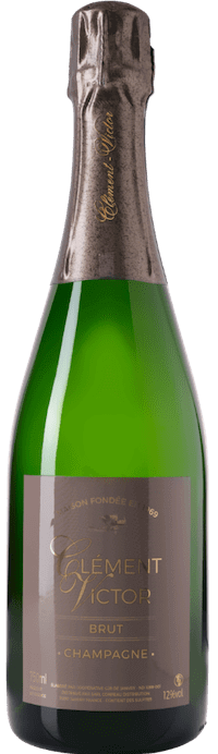 Bouteille de champagne Clément Victor brut